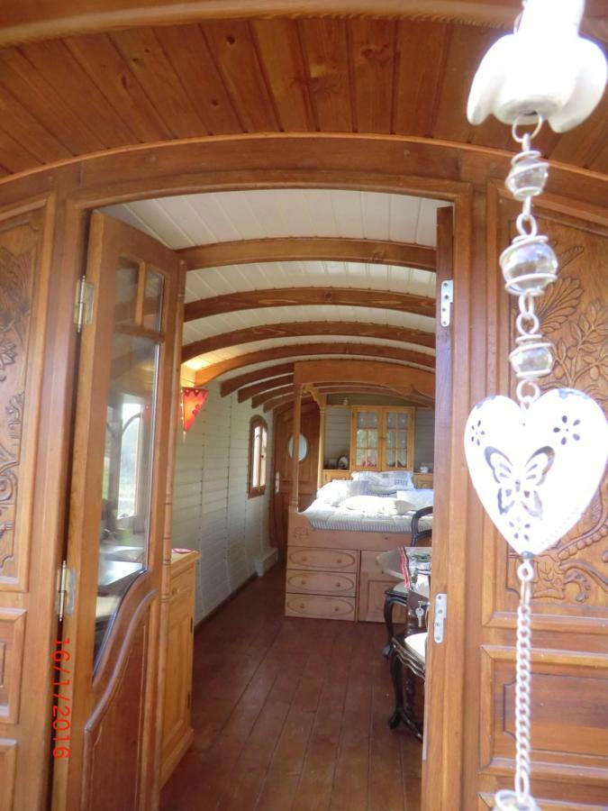 Bed and Breakfast Roulotte la Souleillade Saint-Sernin  Esterno foto